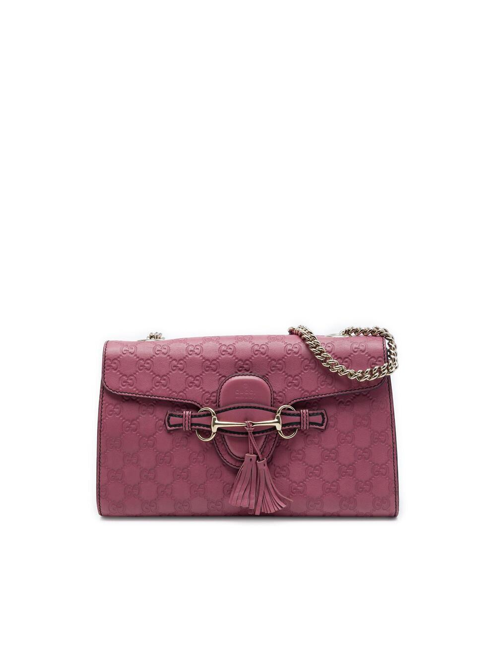 Emily Chain Flap Bag Guccissima Leather #376270G89B